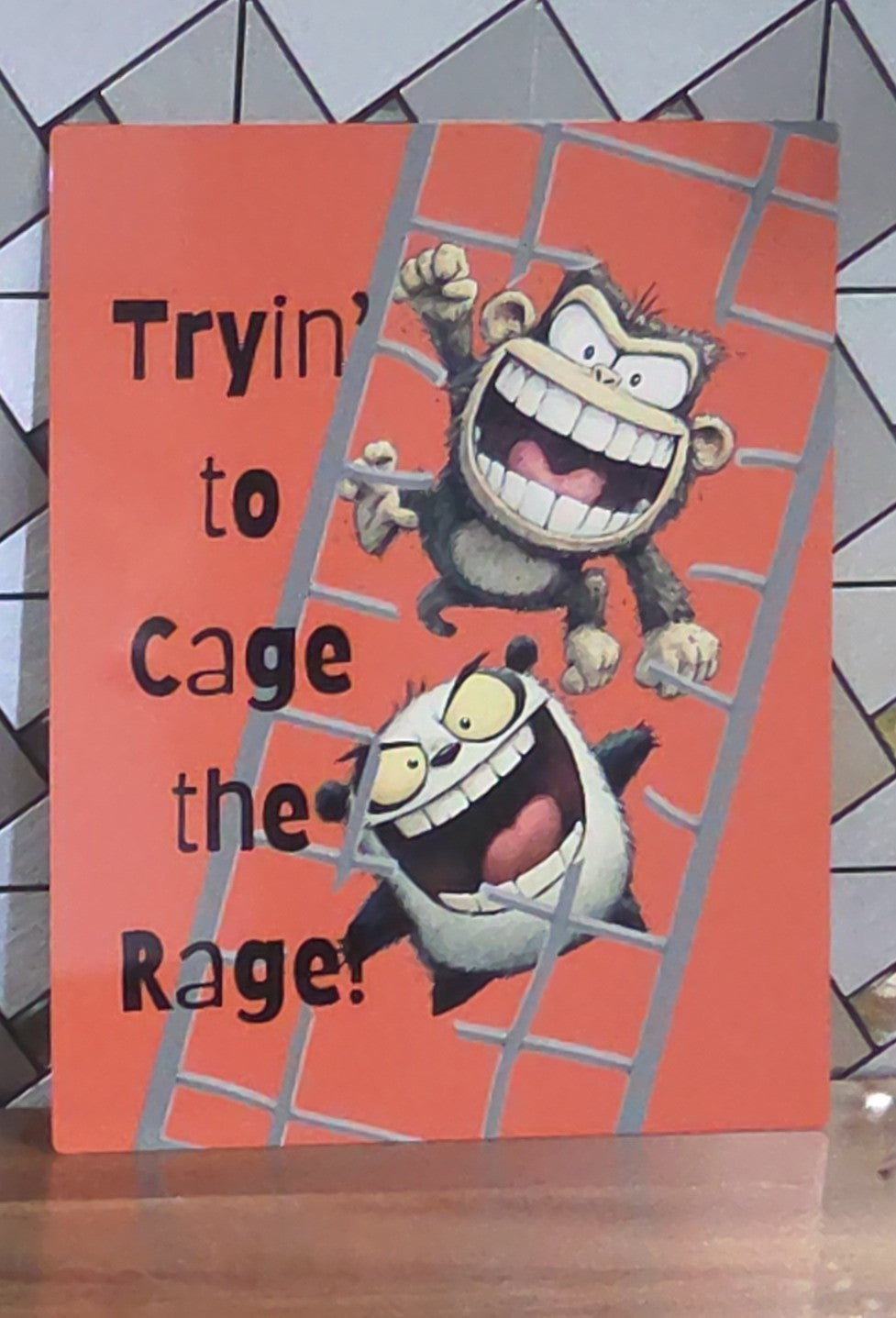 Cage the Rage sign