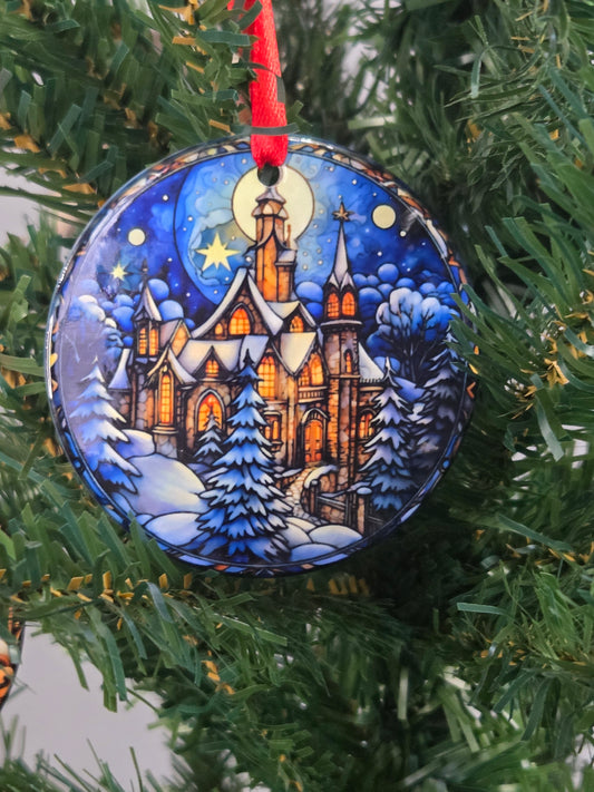 3" Traditional Christmas Ornament – Custom Designed by Black Sheep Personalized Gifts