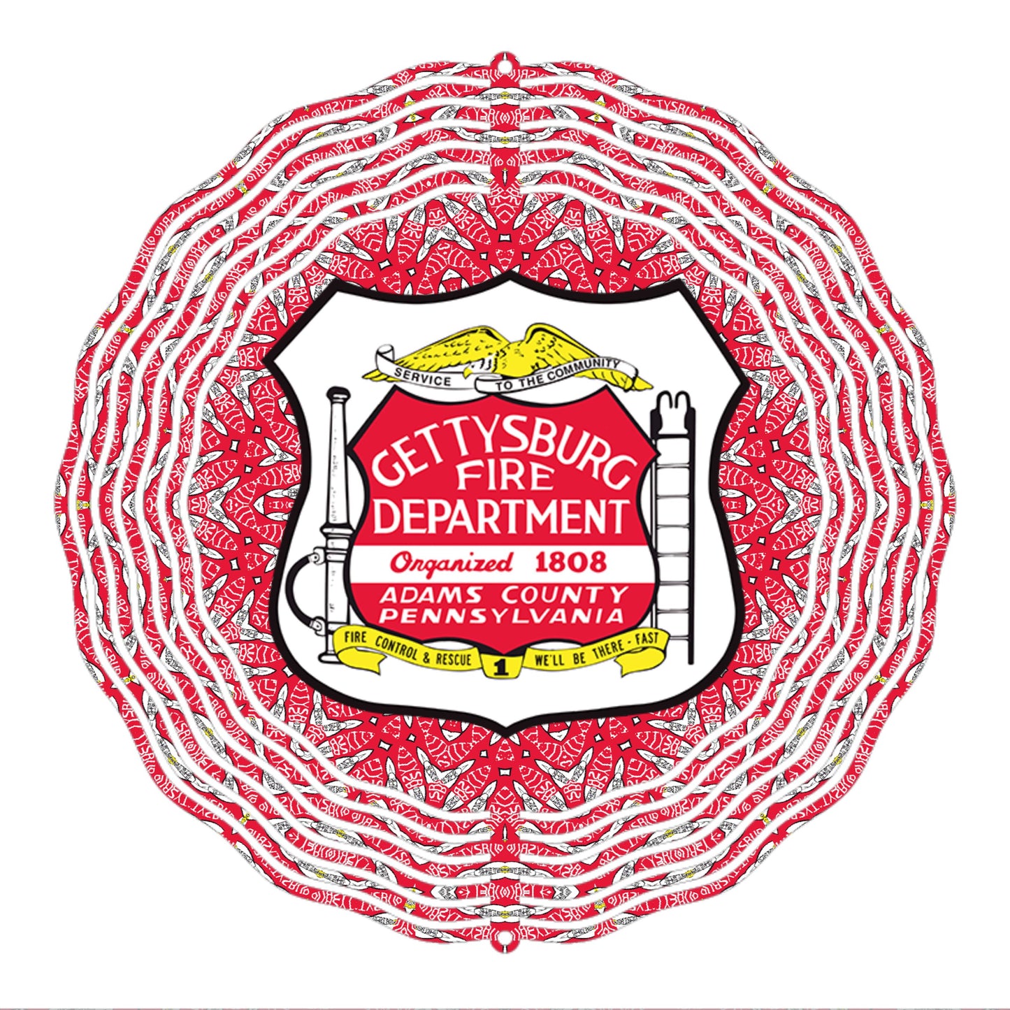 8-inch Wind spinner with hardware-Your design on both sides ~upload your photo