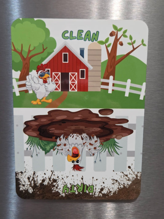 dishwasher magnet clean/dirty