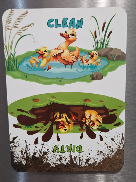 Cute Ducks dishwasher magnet clean/dirty