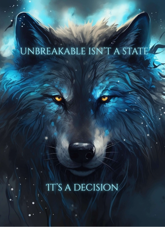 Unbreakable isn't a state-8" x 10" Custom Designed Aluminum Sign – by Black Sheep Personalized Gifts