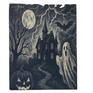 Halloween sign-8" x 10" Custom Designed Aluminum Sign – by Black Sheep Personalized Gifts