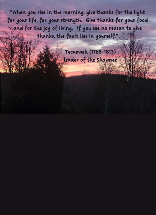 Morning prayer for the kitchen-8" x 10" Custom Designed Aluminum Sign – by Black Sheep Personalized Gifts