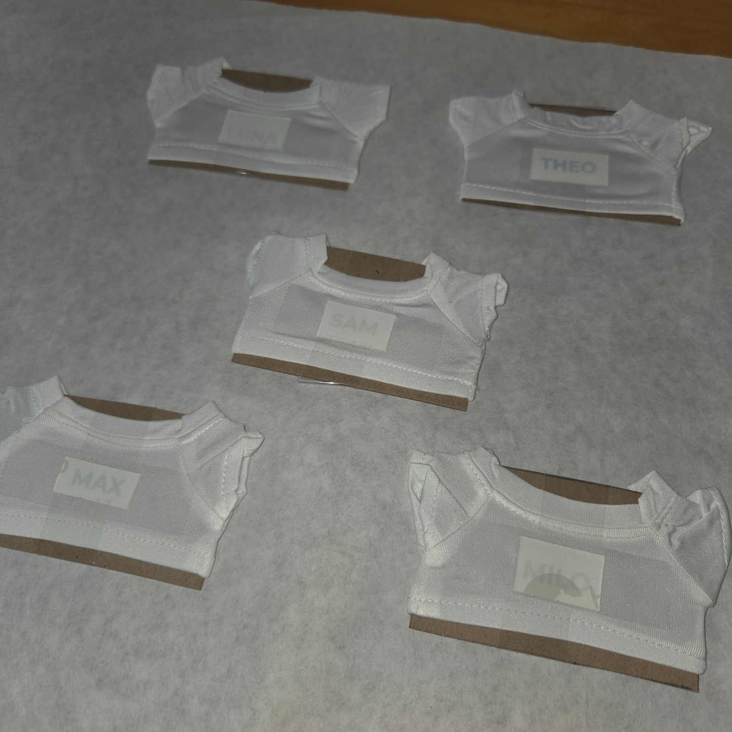 Theo-Personalized Comfort Companion Bear | Named Plush with Shirt | Worry Buddy Gift for Kids & Adults